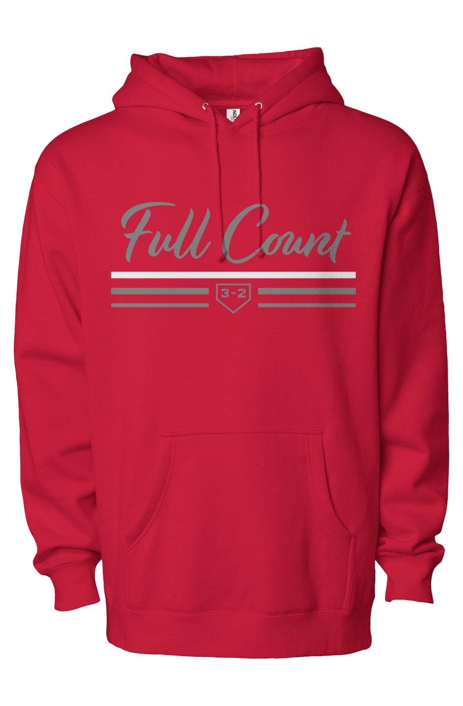 Full Count Bars Heavyweight Pullover Hoodie - Gray