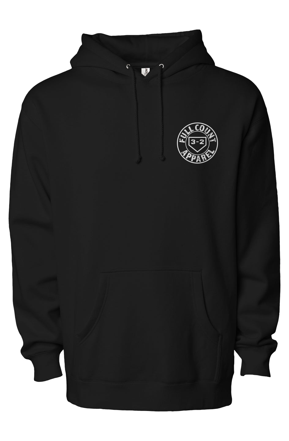 Full Count Circle Logo Heavyweight Hoodie - White