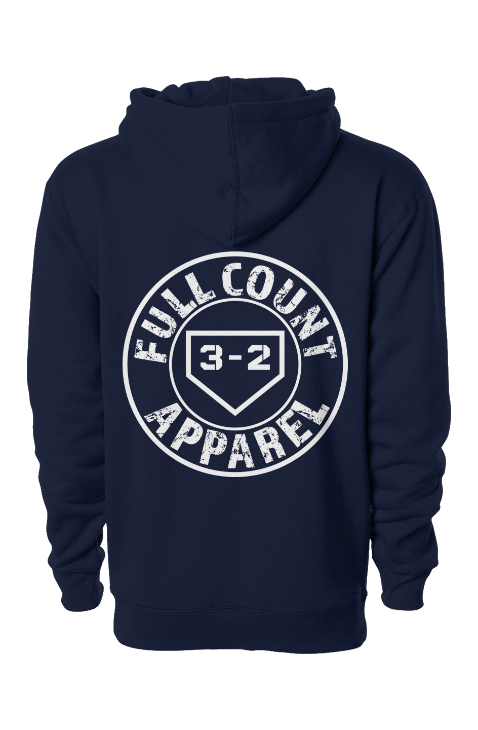 Full Count Circle Logo Heavyweight Hoodie - White