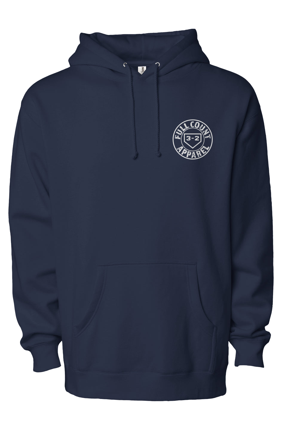 Full Count Circle Logo Heavyweight Hoodie - White