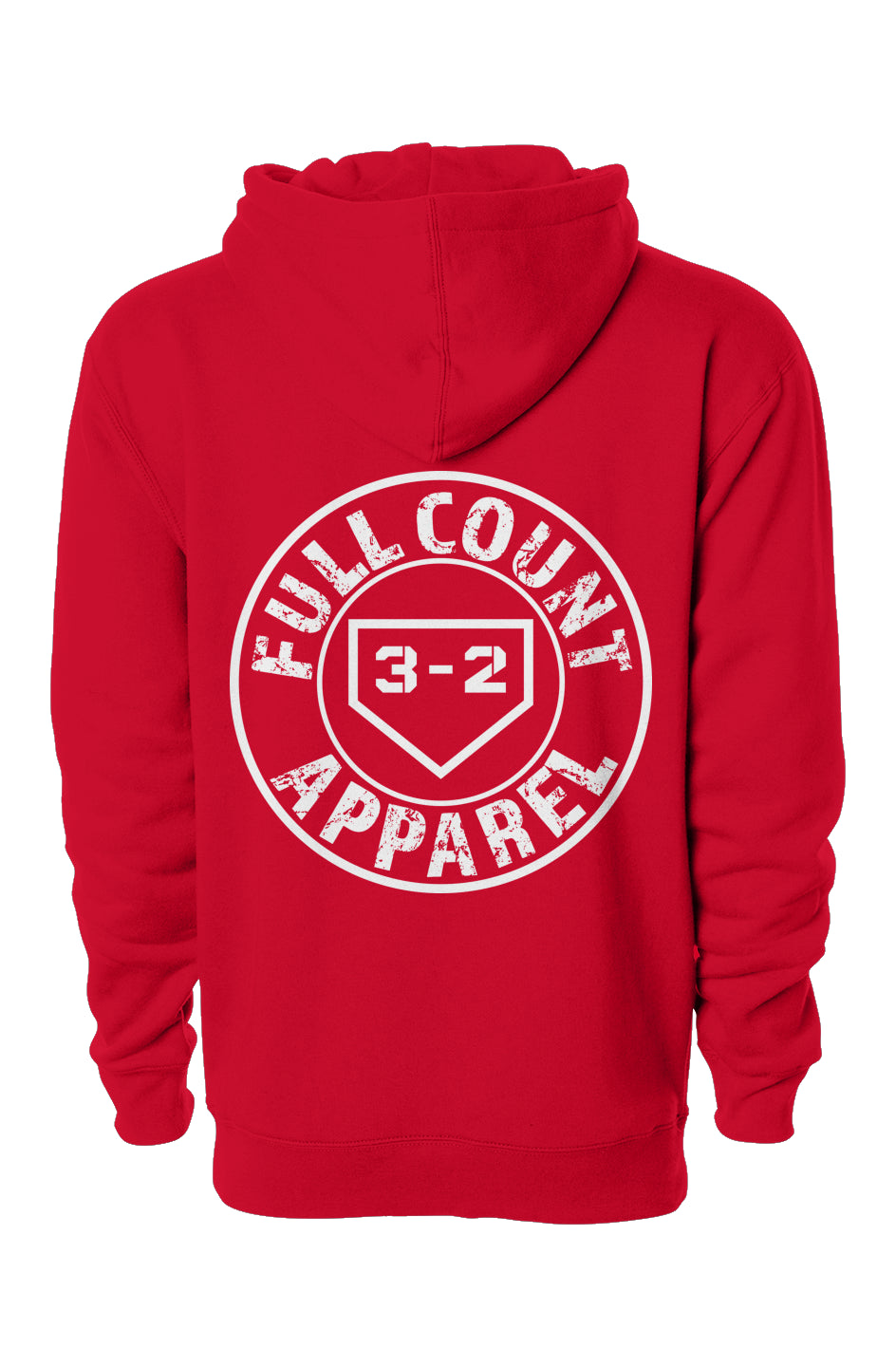 Full Count Circle Logo Heavyweight Hoodie - White