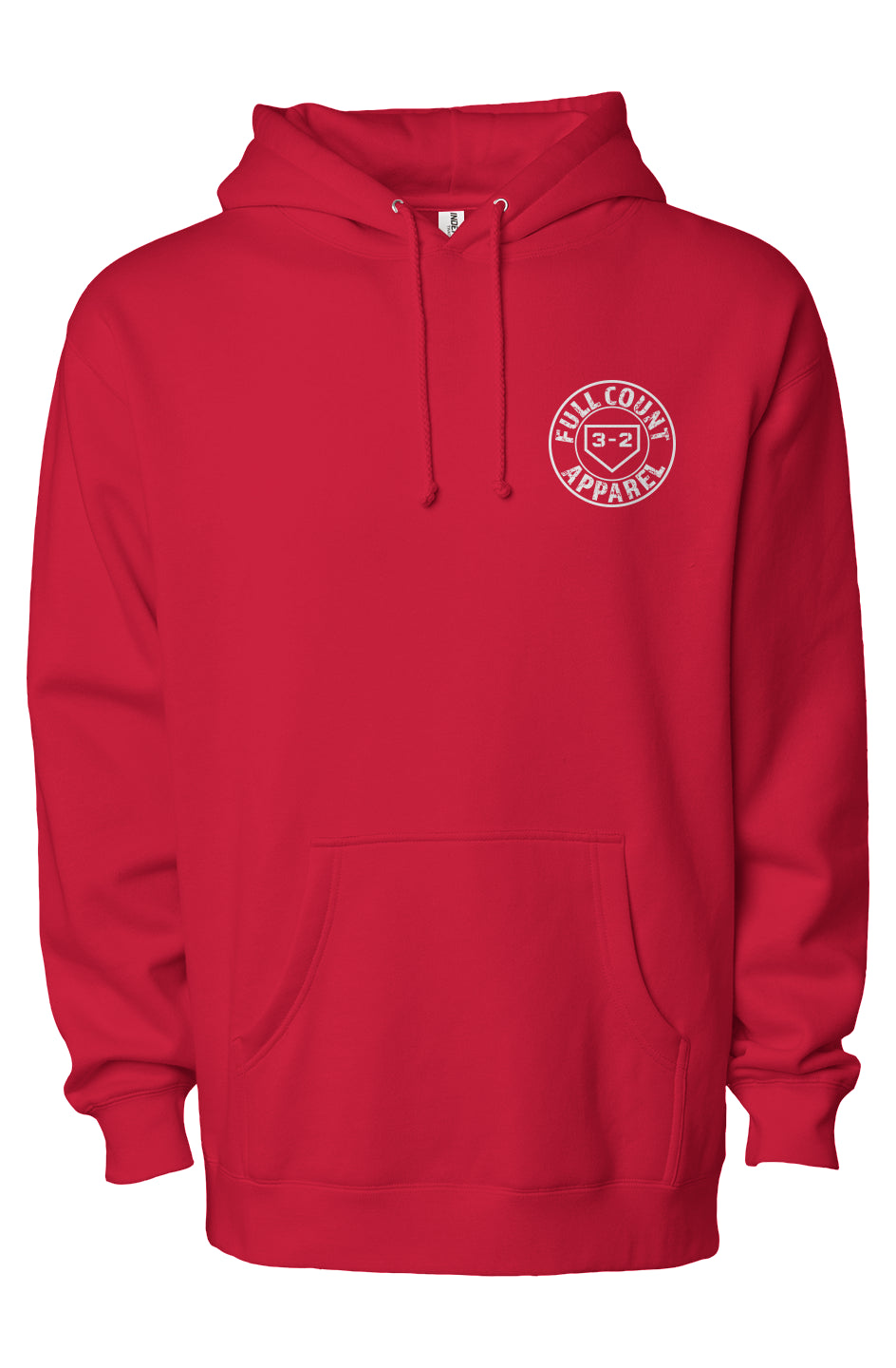 Full Count Circle Logo Heavyweight Hoodie - White