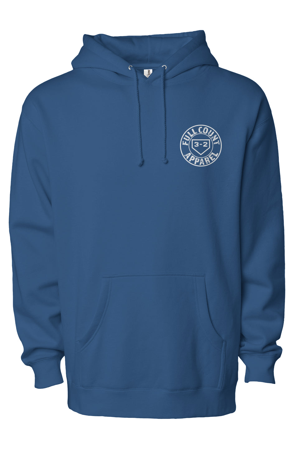 Full Count Circle Logo Heavyweight Hoodie - White
