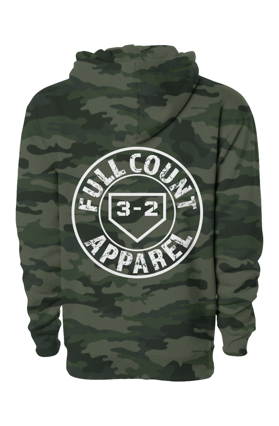 Full Count Circle Logo Heavyweight Hoodie - White
