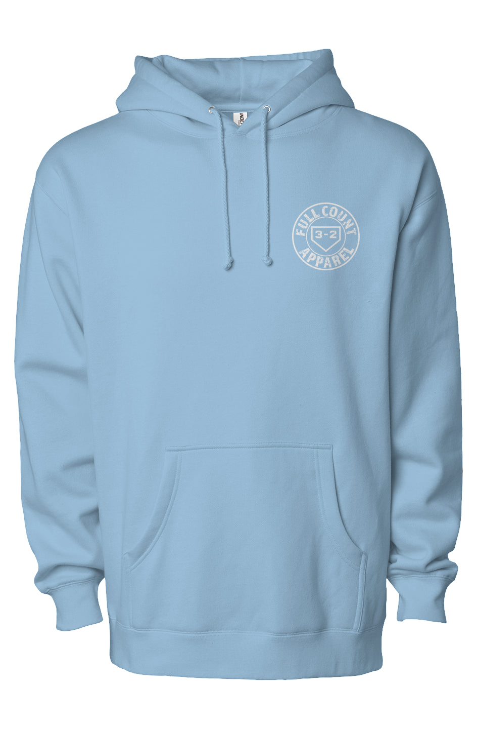 Full Count Circle Logo Heavyweight Hoodie - White