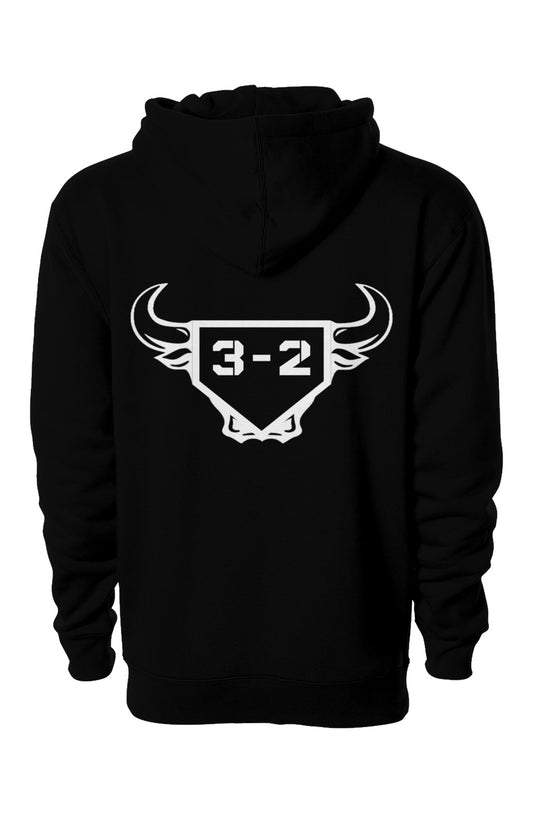 3-2 Bullpen Heavyweight Hoodie - White