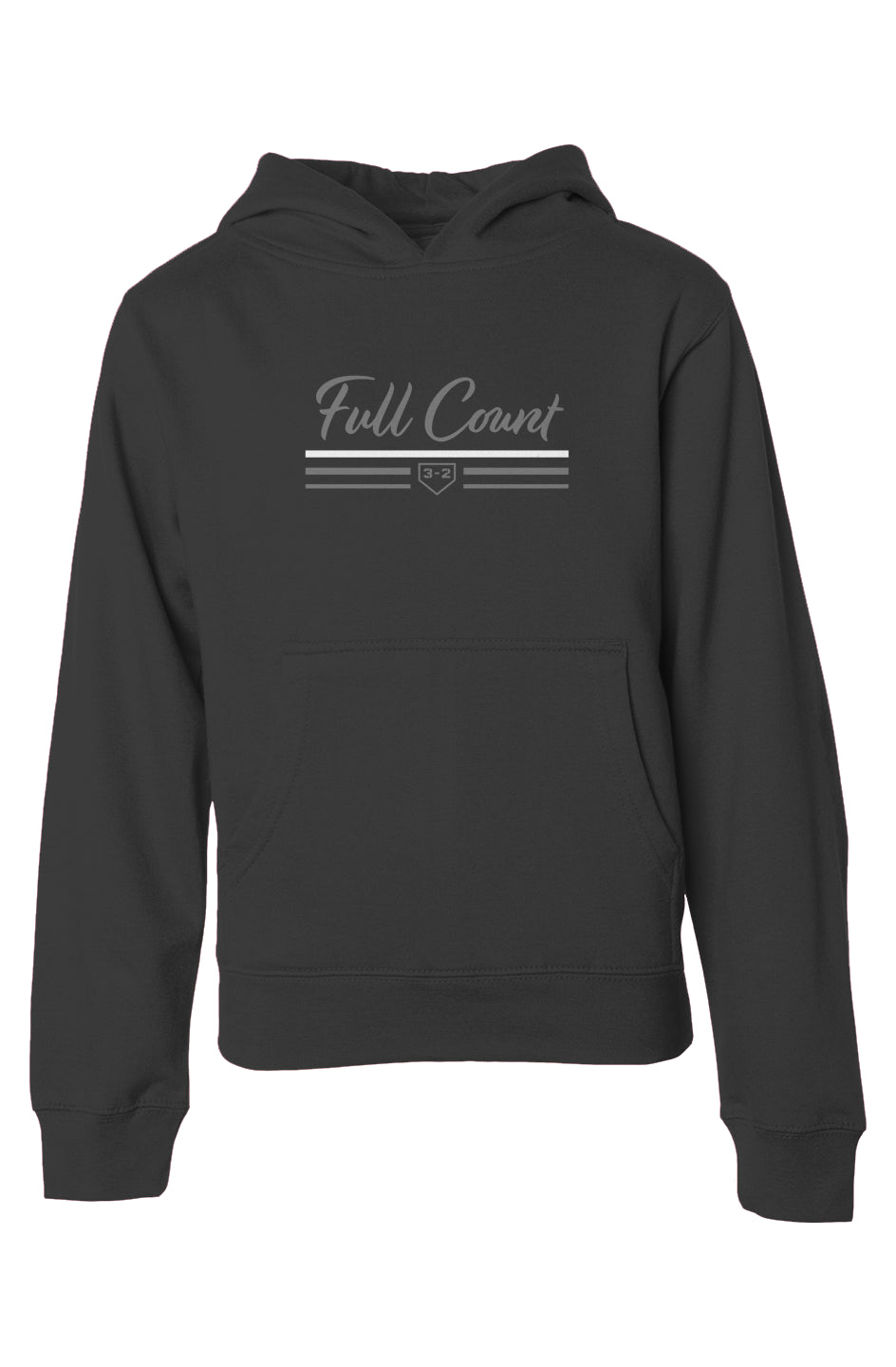 Full Count Bars Youth Hoodie - Gray
