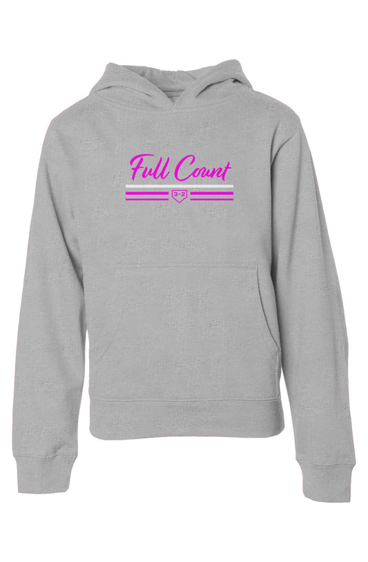 Full Count Bars Youth Hoodie - Pink