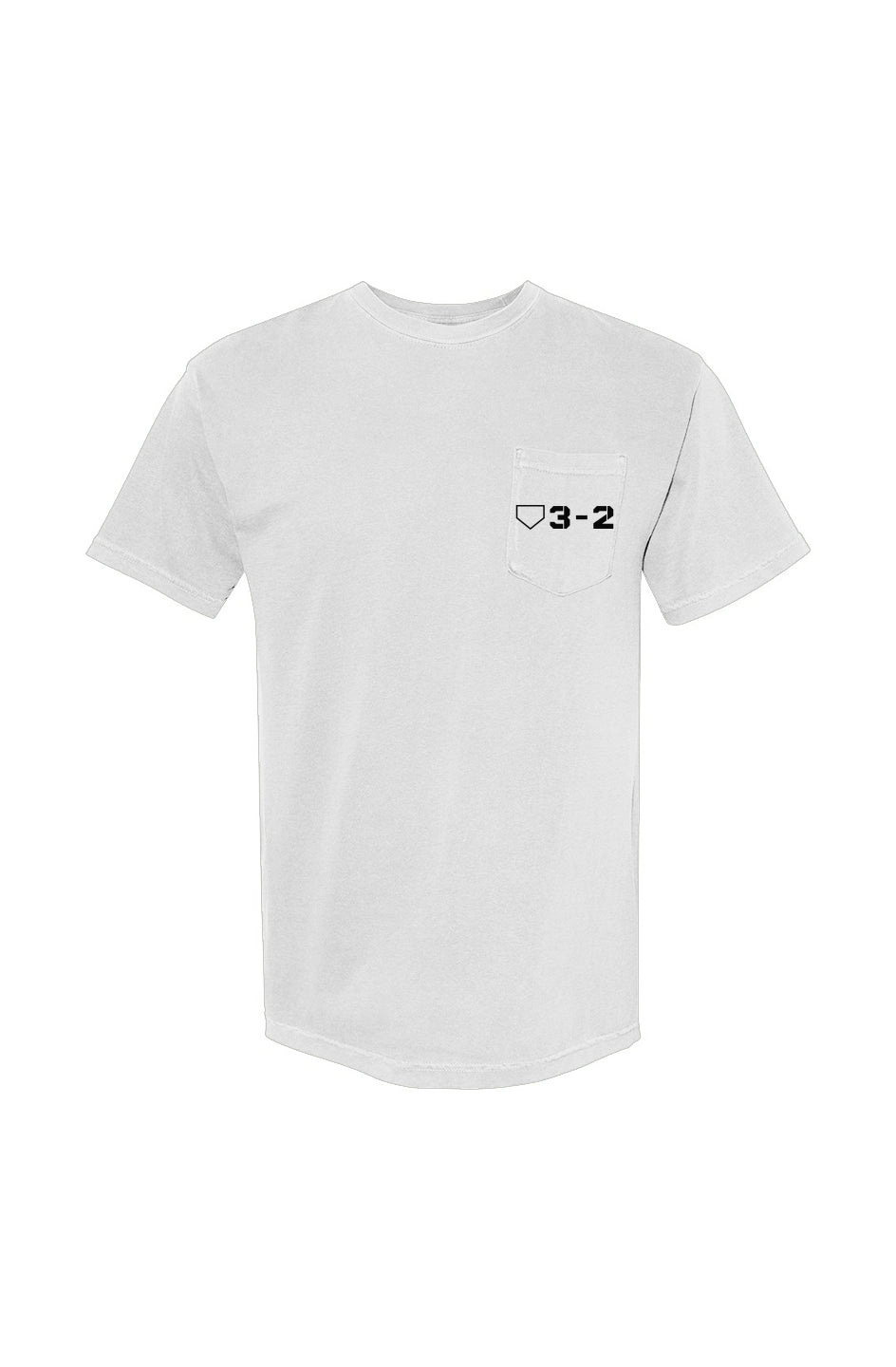 Classic 3-2 Heavyweight Cotton Pocket Tee - Black Logo