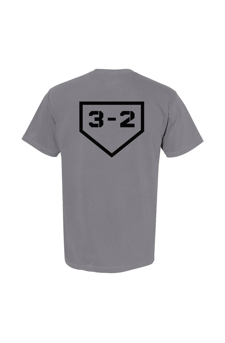 Classic 3-2 Heavyweight Cotton Pocket Tee - Black Logo