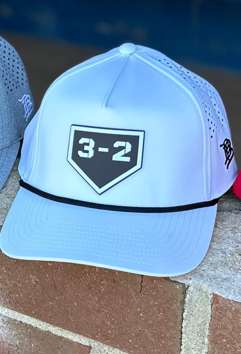 3-2 Classic Curved 5-Panel Rope Snapback - Branded Bills