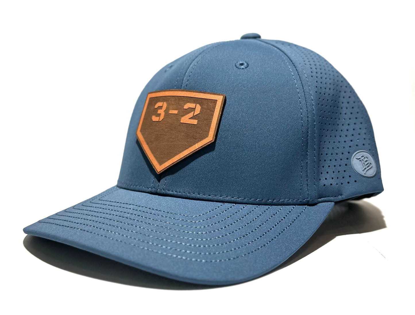3-2 Branded Bills Elite Snapback - Leather Patch