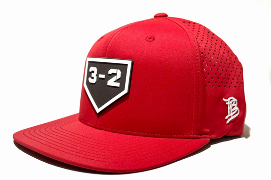 3-2 Classic PVC Flat Performance Hat - Branded Bills