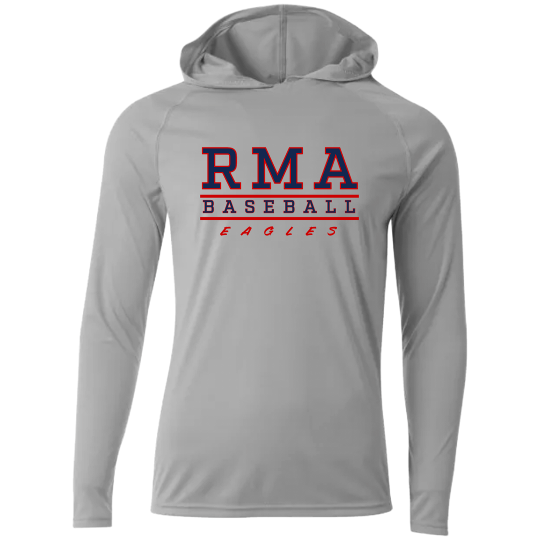 RMA Baseball Youth Longsleeve Hooded Performance Tee