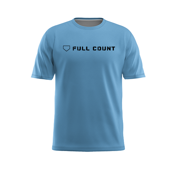 Full Count Performance Tee - Black Logo