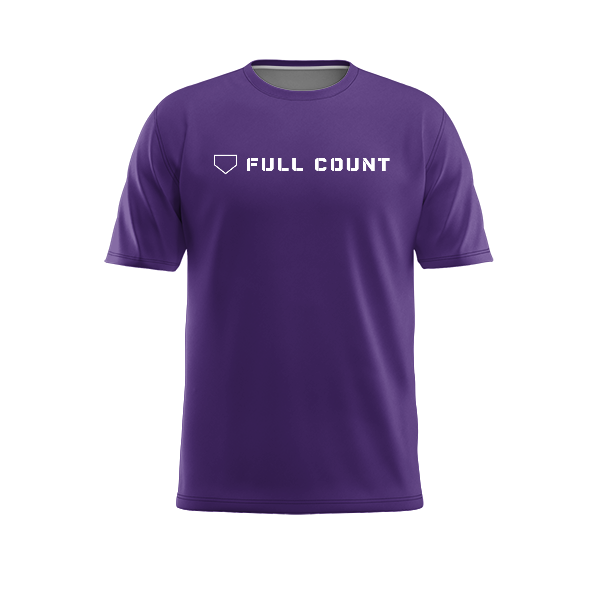Full Count Performance Tee - White Logo