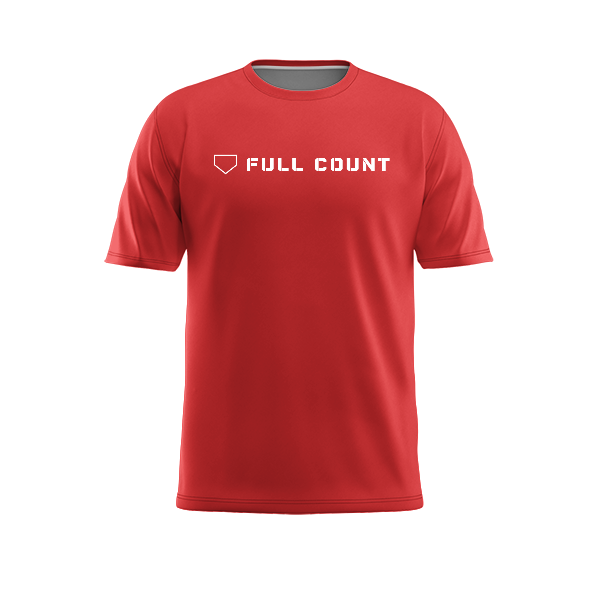 Full Count Performance Tee - White Logo